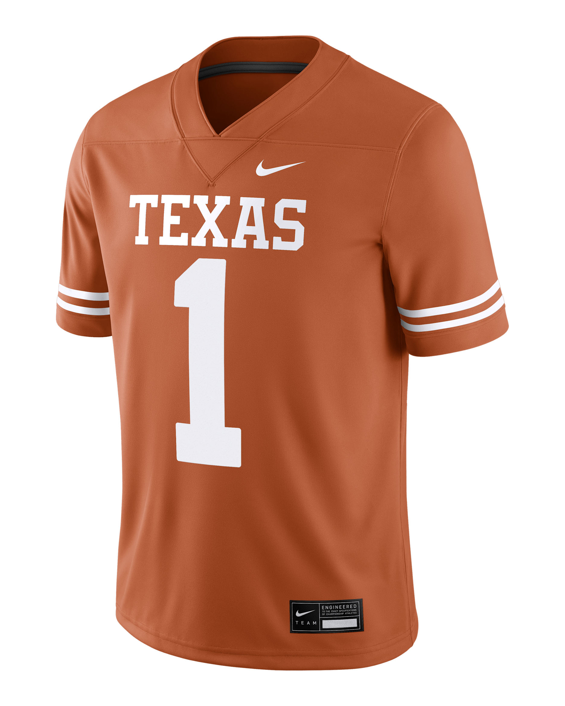 Texas Longhorns Men's Nike Dri-FIT College Game Jersey. Nike.com